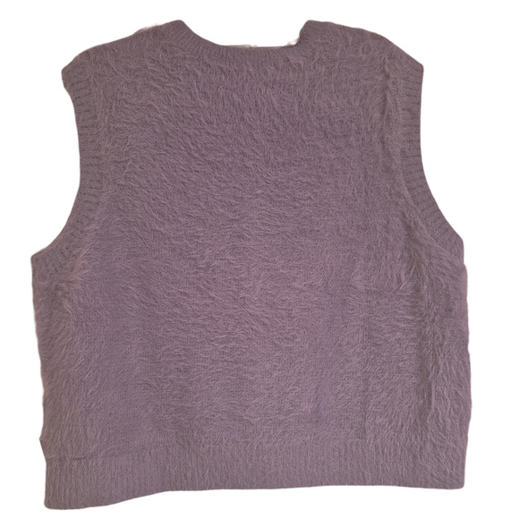 Vans Roger Knitted Sweater Vest In Purple Sz M - Picture 5 of 7